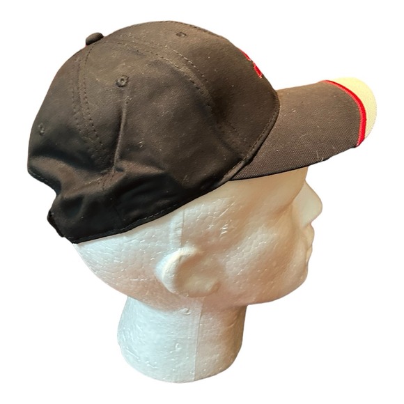 New Snap-On Tools Red Black Logo K-Products Adjustable Hook & Loop Hat Cap - Picture 6 of 6